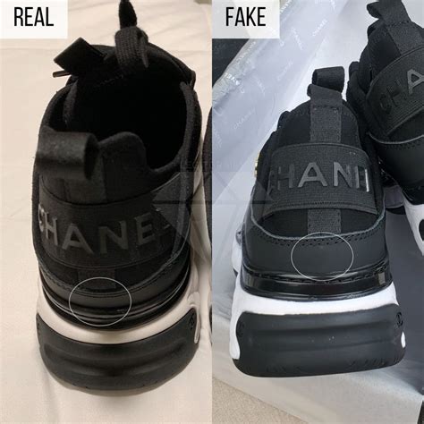 chanel sneakers fake vs real|authentic chanel counterfeit.